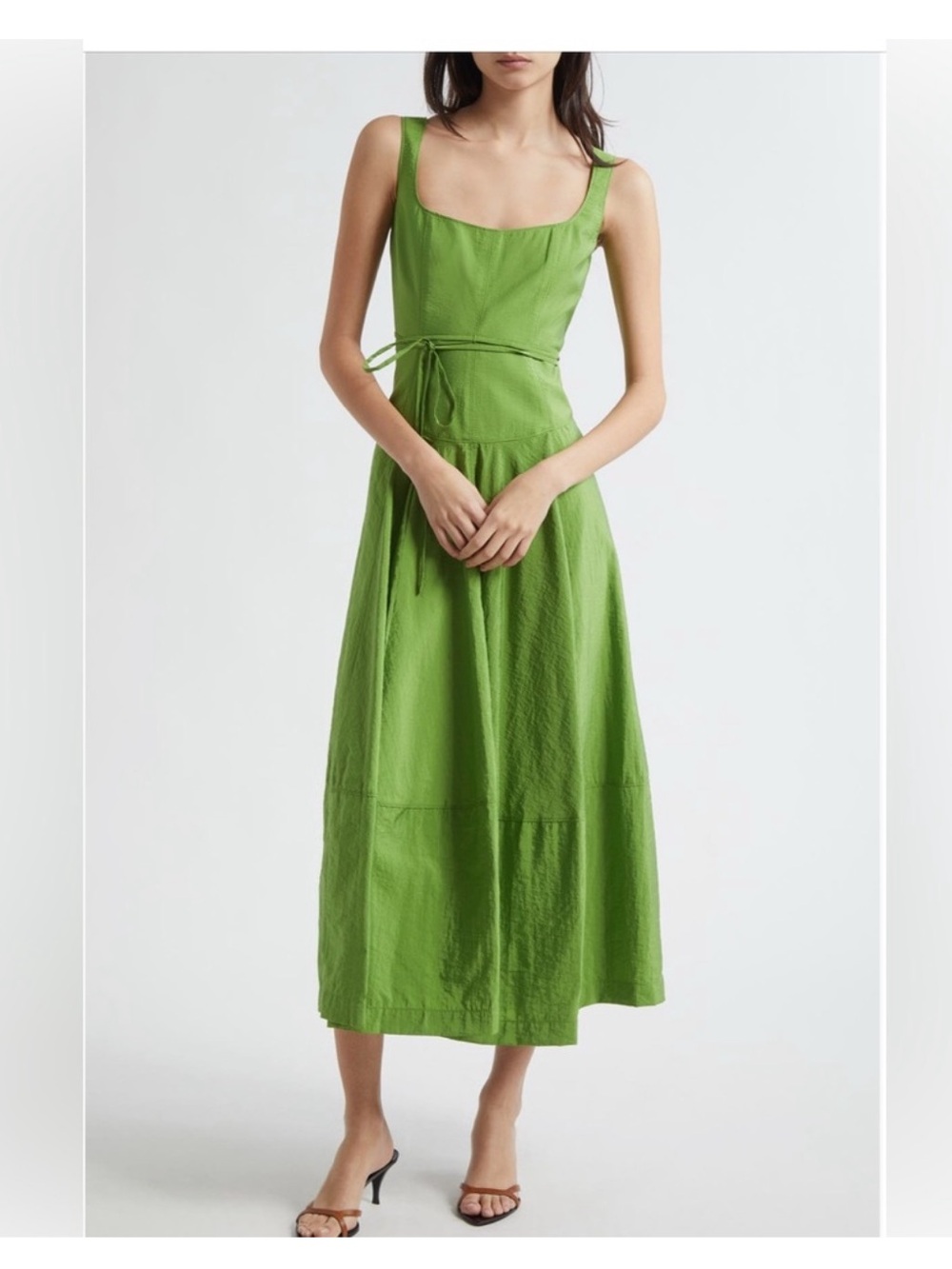 Cinq a Sept Joisian Lime Green Dress